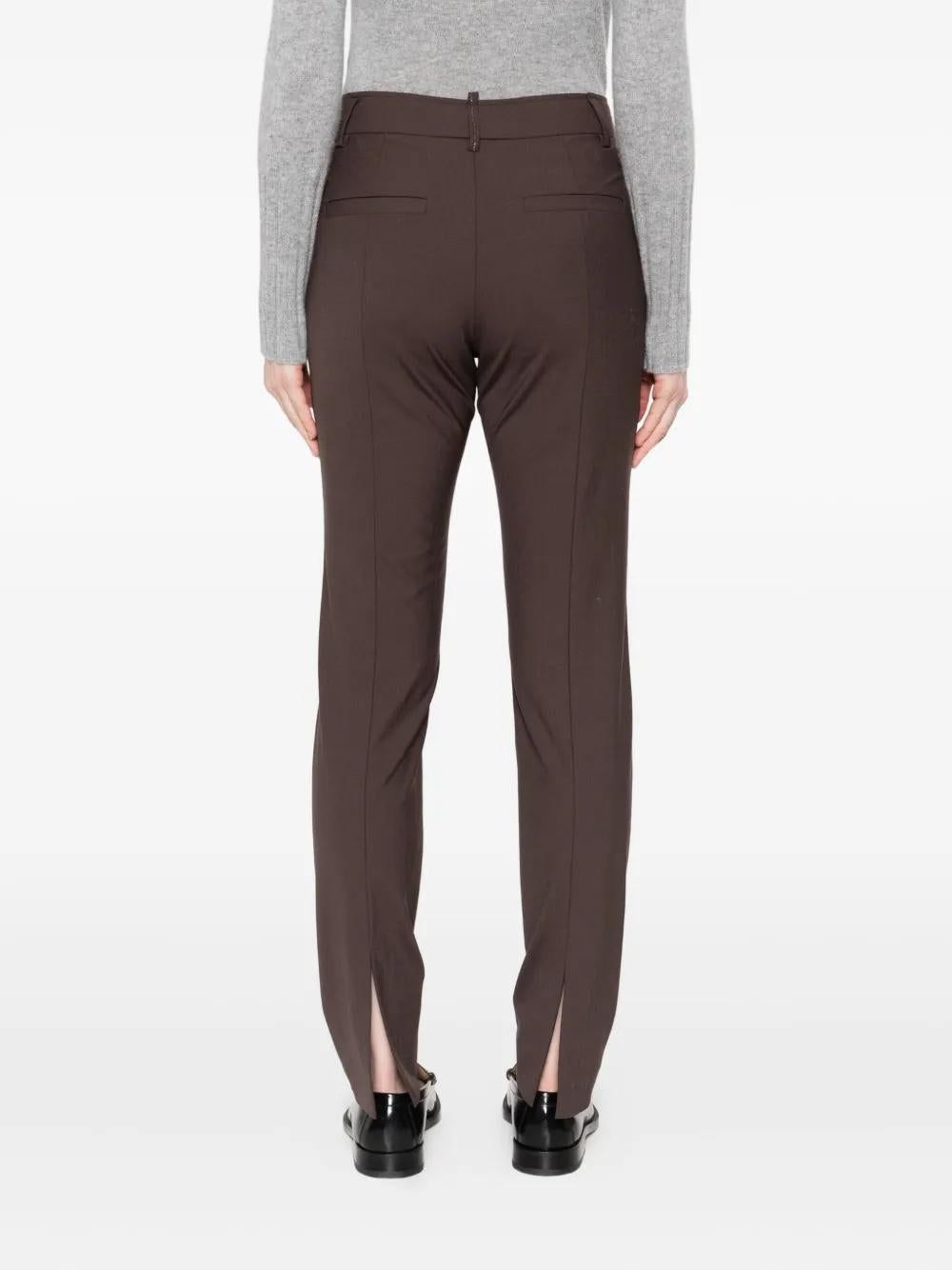 BRUNELLO CUCINELLI Tailored Tapered Wool Pants for Women
