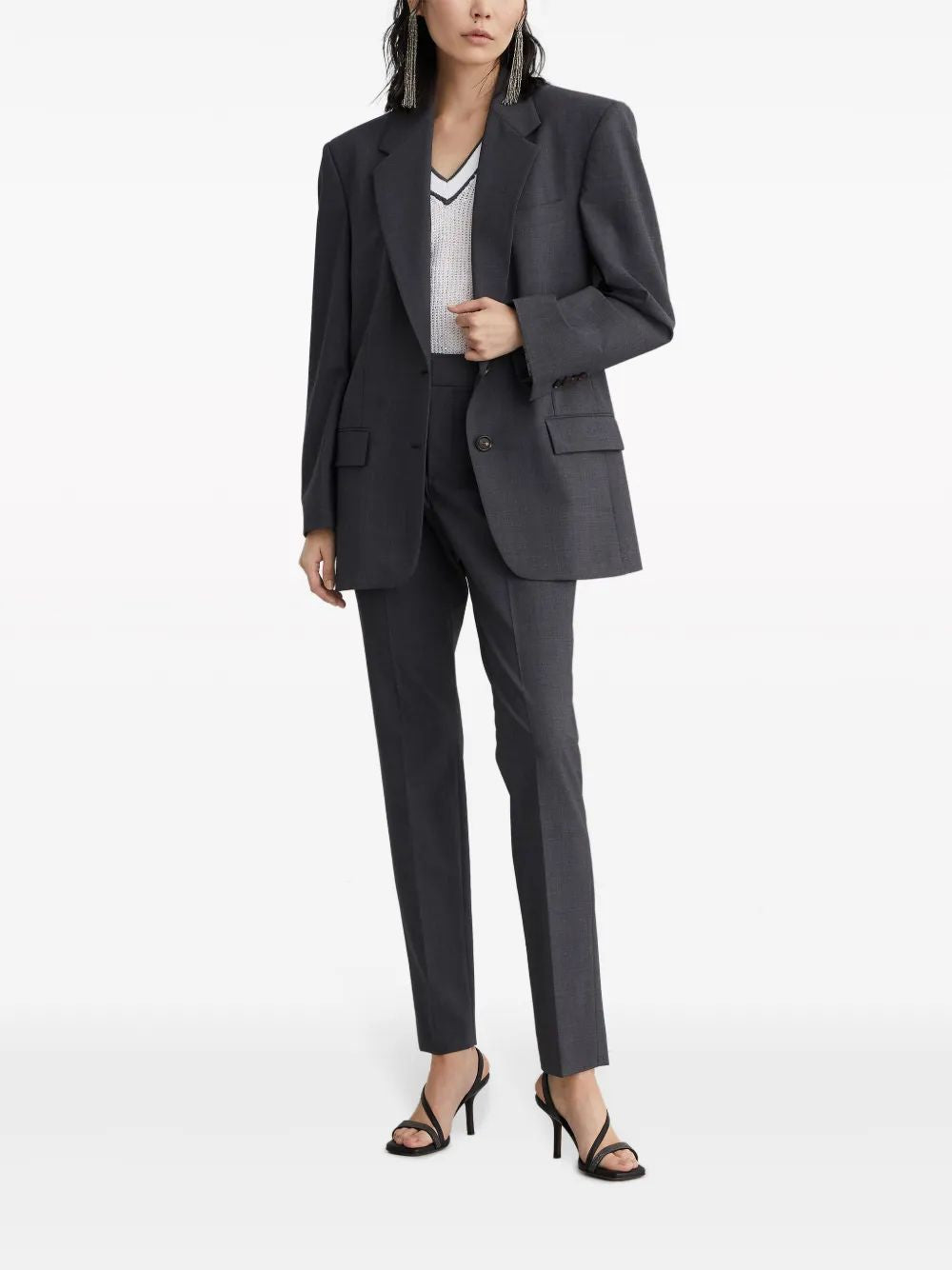 BRUNELLO CUCINELLI High-Rise Tapered-Leg Trousers - Women's