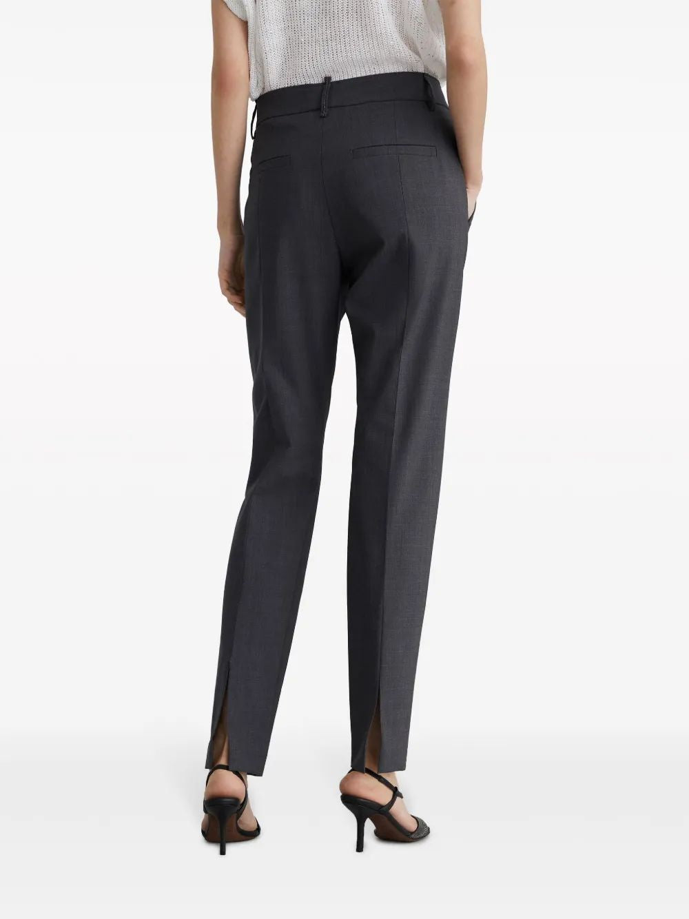 BRUNELLO CUCINELLI High-Rise Tapered-Leg Trousers - Women's