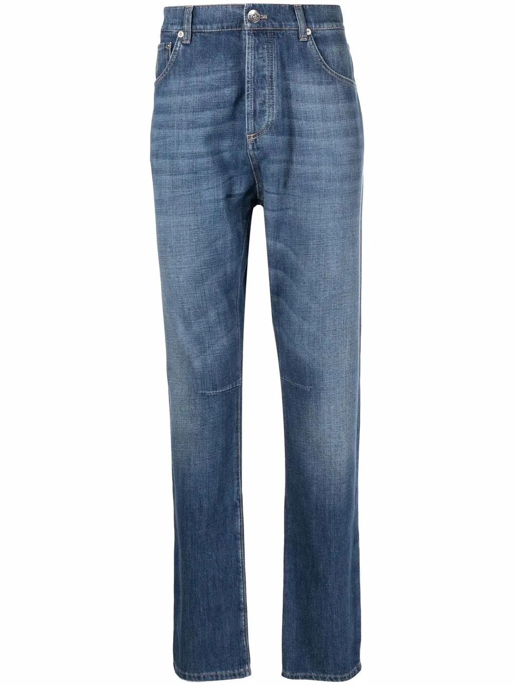 BRUNELLO CUCINELLI Classic Regular Denim Trousers for Men