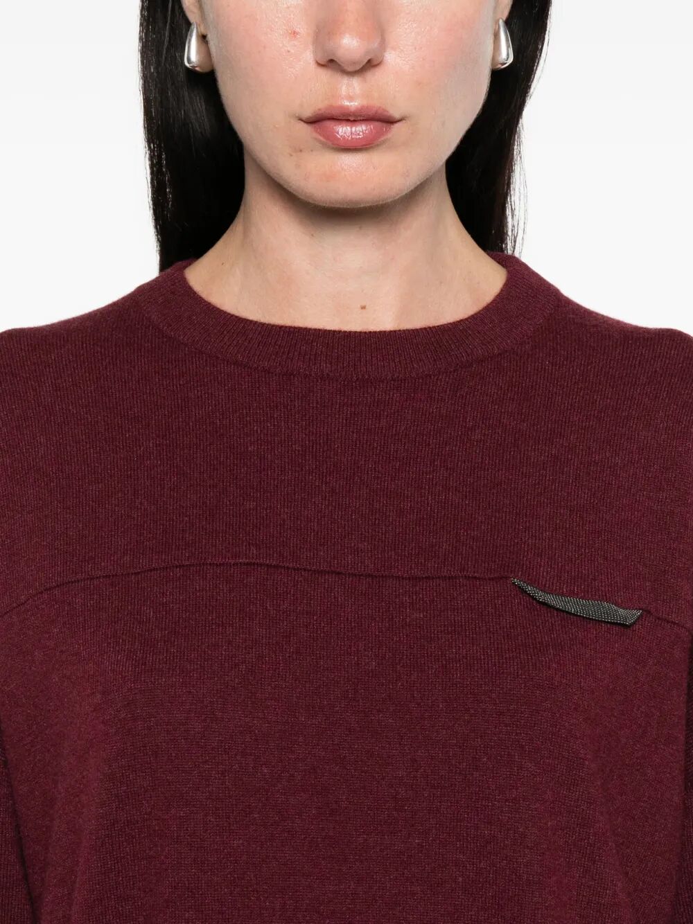 BRUNELLO CUCINELLI Chain Accented Cashmere Sweater