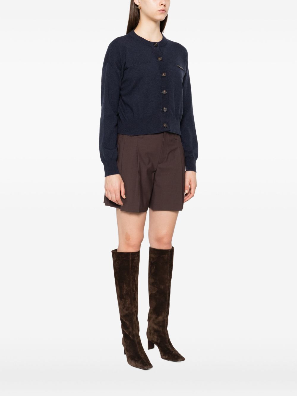 BRUNELLO CUCINELLI Cashmere Cardigan with Button Fastening for Women