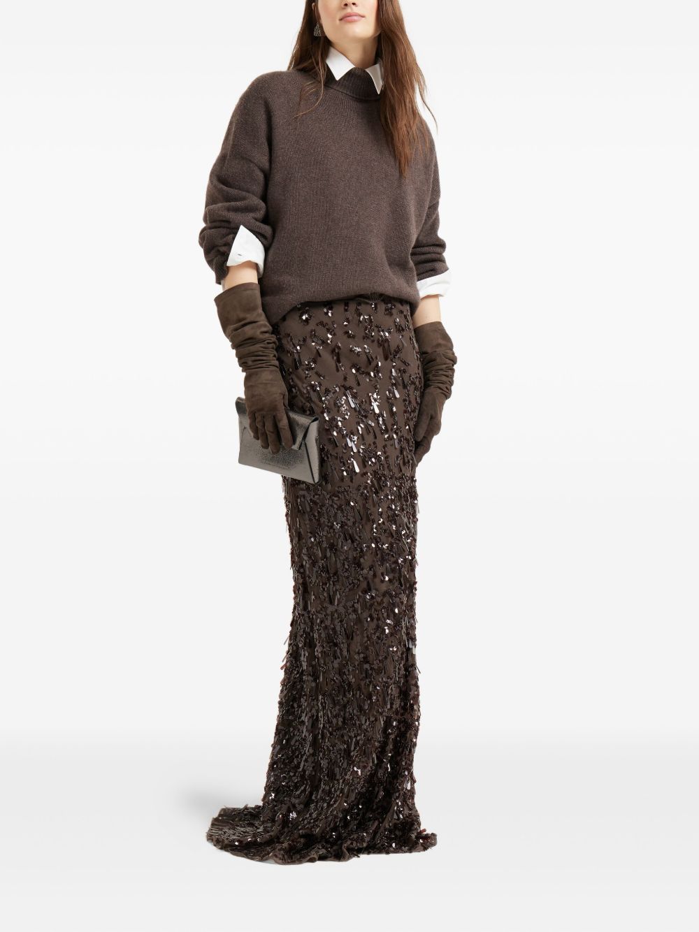 BRUNELLO CUCINELLI Cashmere Turtleneck Jumper - Women's Long Sleeve