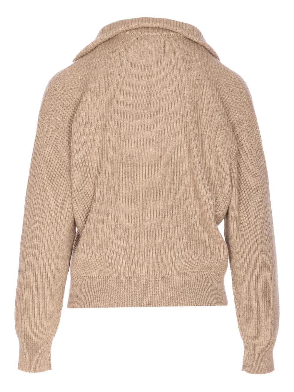 BRUNELLO CUCINELLI Half-Zip Knit Sweater for Women