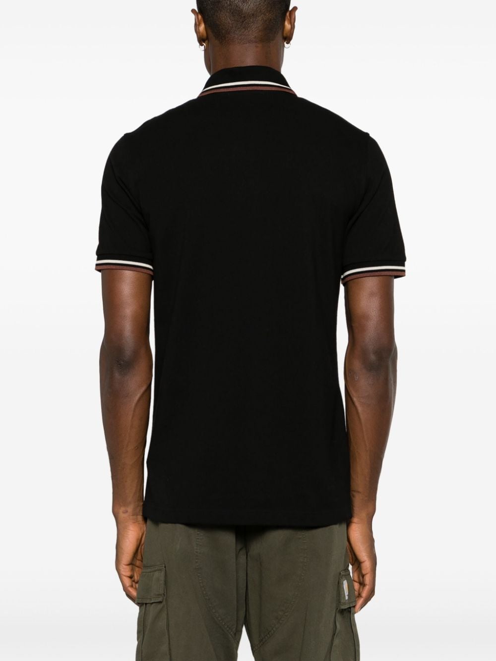 FRED PERRY Logo Cotton Polo Shirt for Men