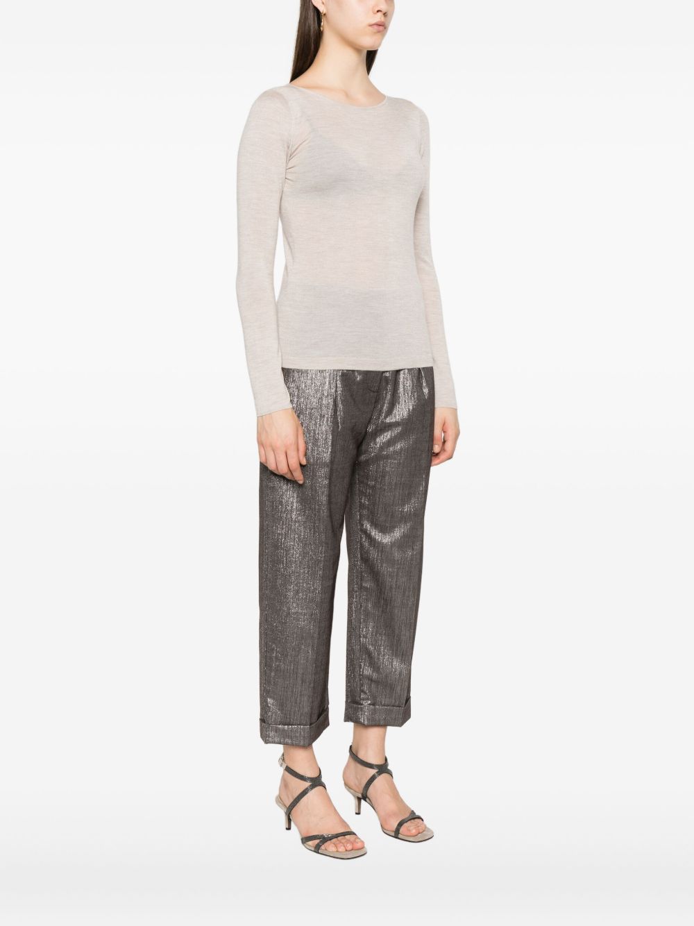 BRUNELLO CUCINELLI Women's Cashmere Boat-Neck Sweater