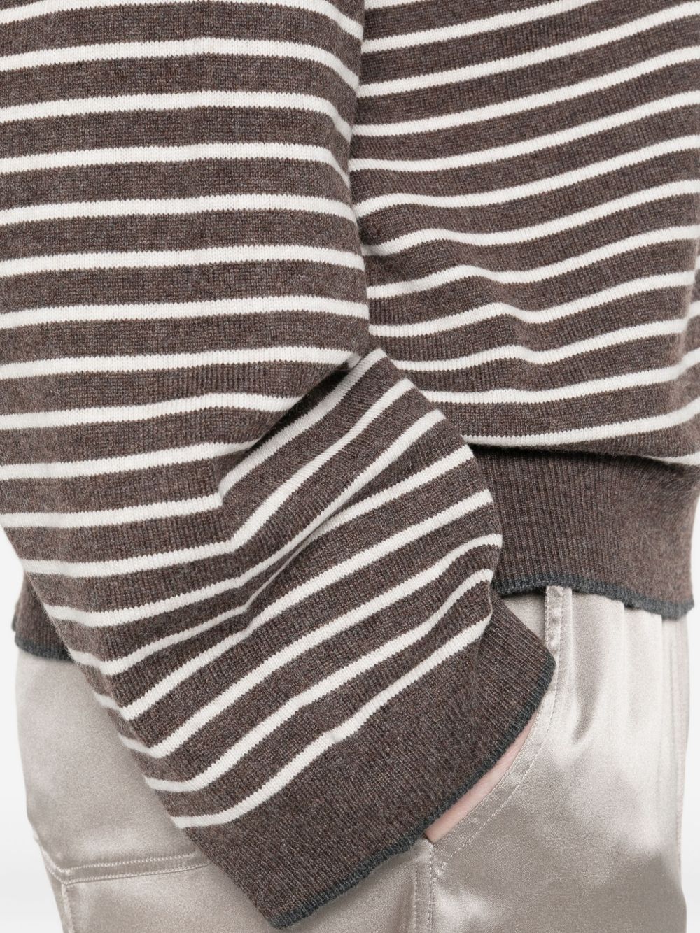 BRUNELLO CUCINELLI Luxurious Wool and Cashmere Sweater for Women