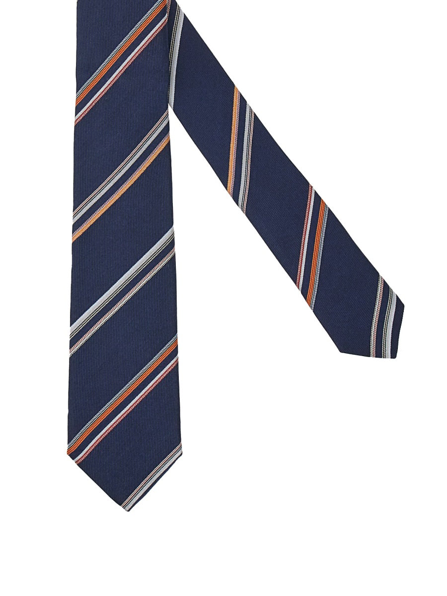 PAUL SMITH Men's Silk Tie with Two Stripes