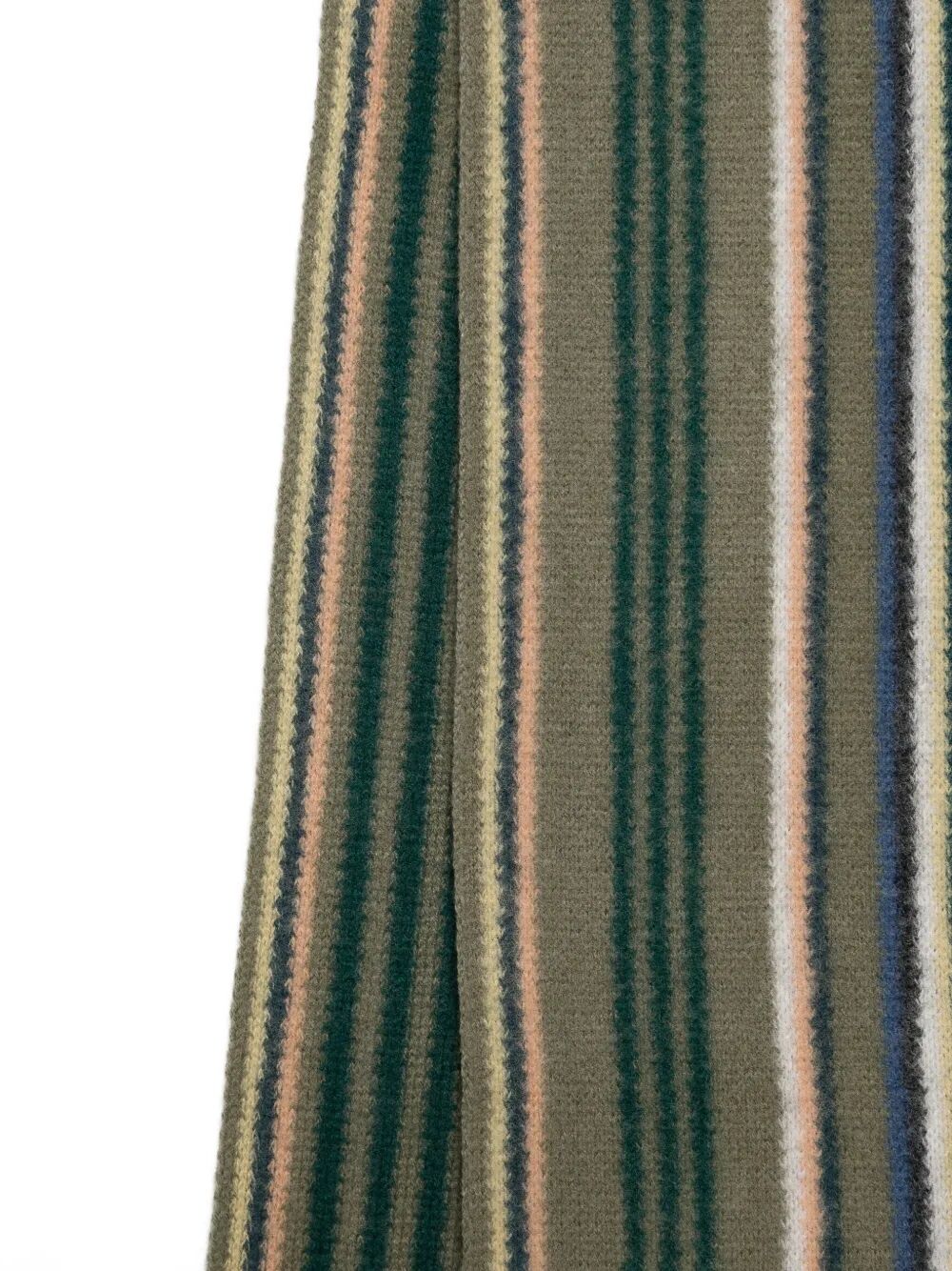 PAUL SMITH Men's Merino Wool Side Stripe Scarf