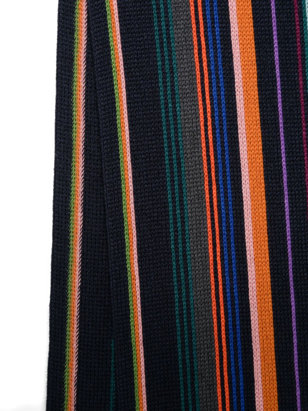 PAUL SMITH Men's Merino Wool Ivan Stripe Scarf