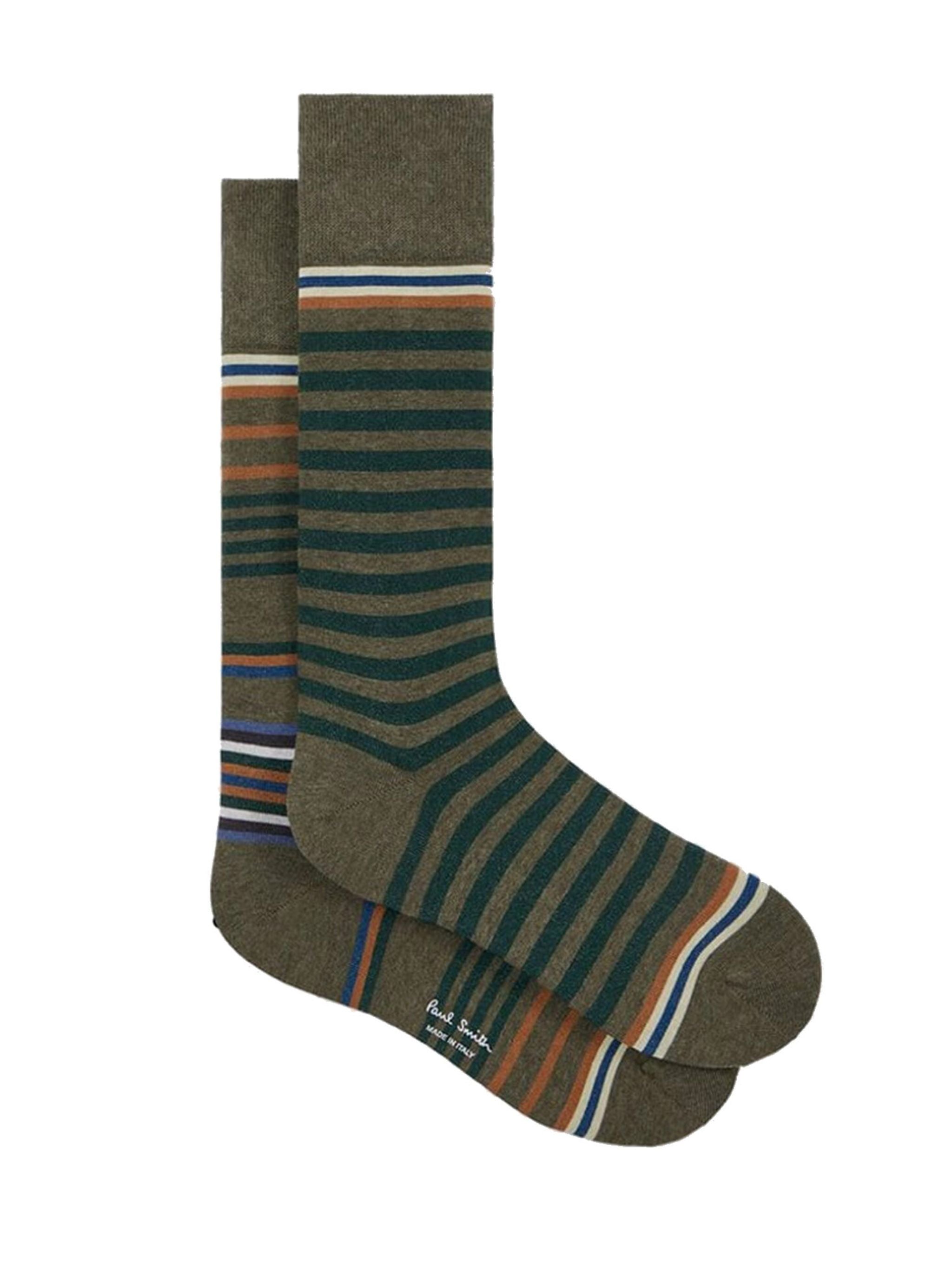 PAUL SMITH Men's Larry Odd Cotton Blend Socks