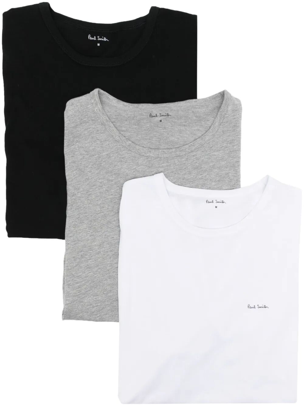 PAUL SMITH Men's Organic Cotton T-Shirt 3 Pack