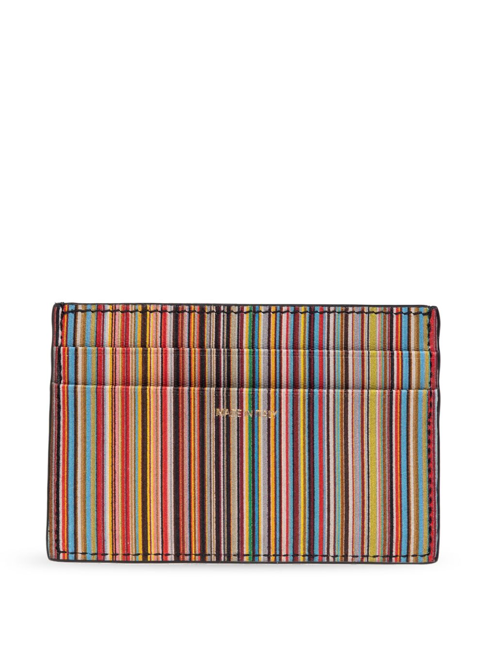 PAUL SMITH Signature Stripe Mini Card Holder