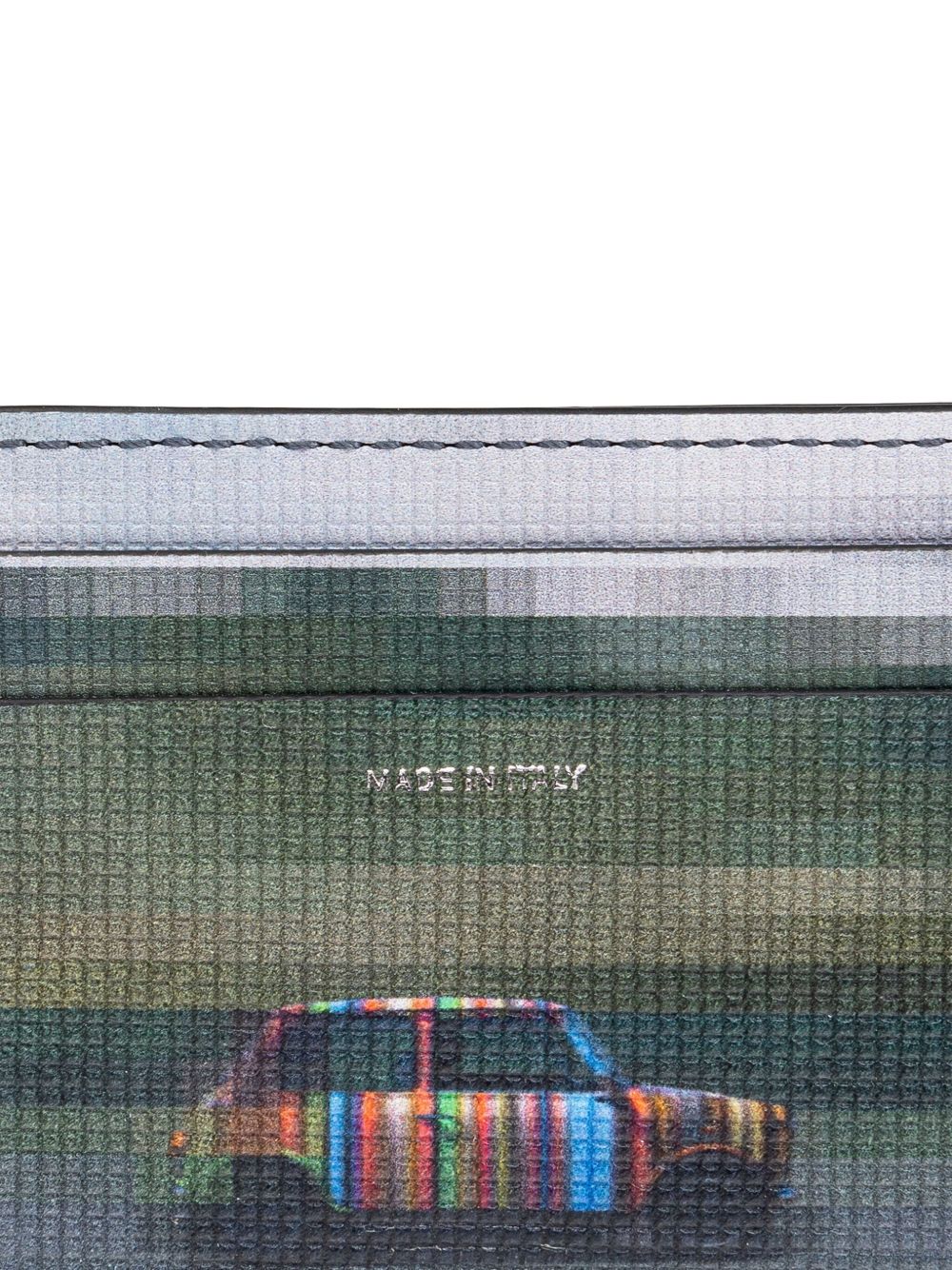 PAUL SMITH Pixelated Mini Card Holder for Men