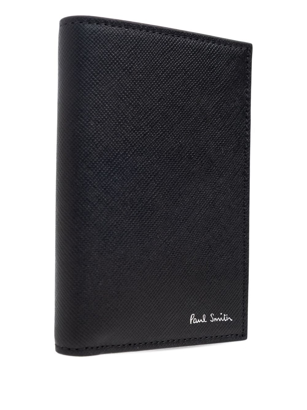 PAUL SMITH Bi-Fold Mini Leather Wallet with Card Slots