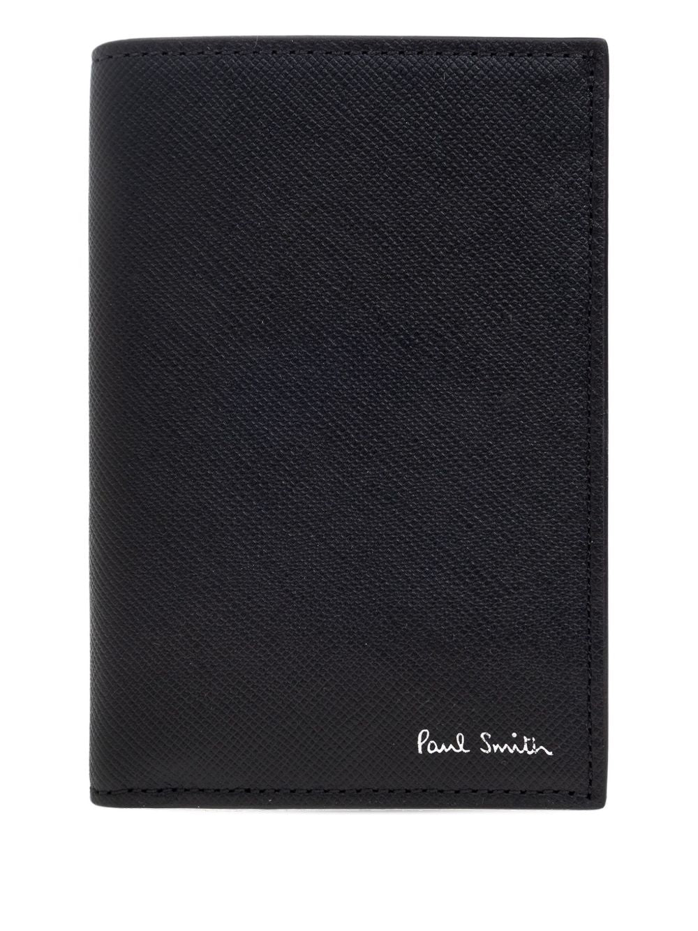PAUL SMITH Bi-Fold Mini Leather Wallet with Card Slots