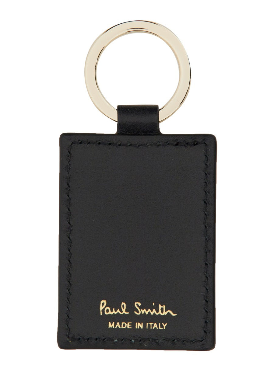 PAUL SMITH Mini Leather Keychain