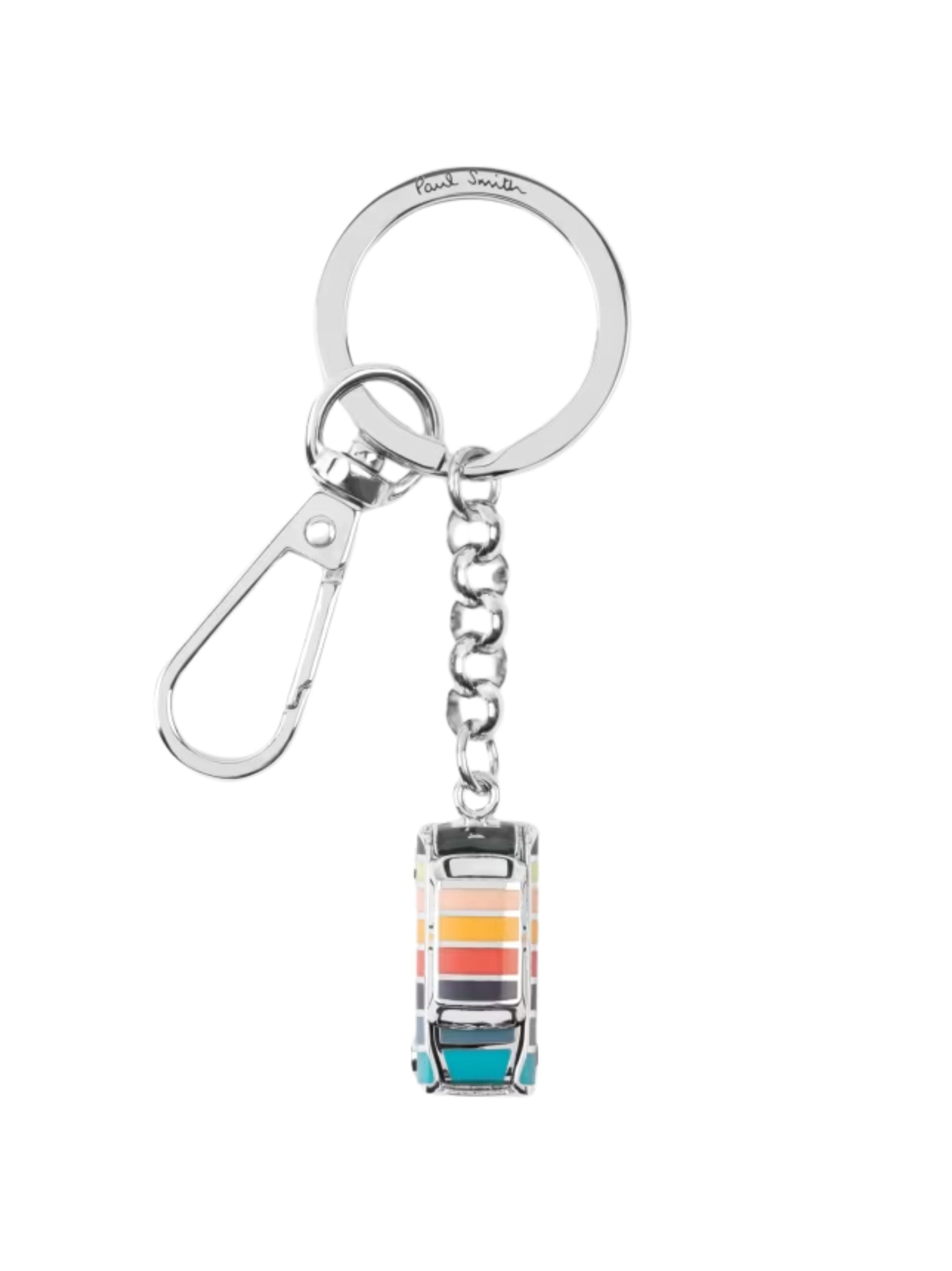 PAUL SMITH Men's Mini Keyring with Enamel Finish