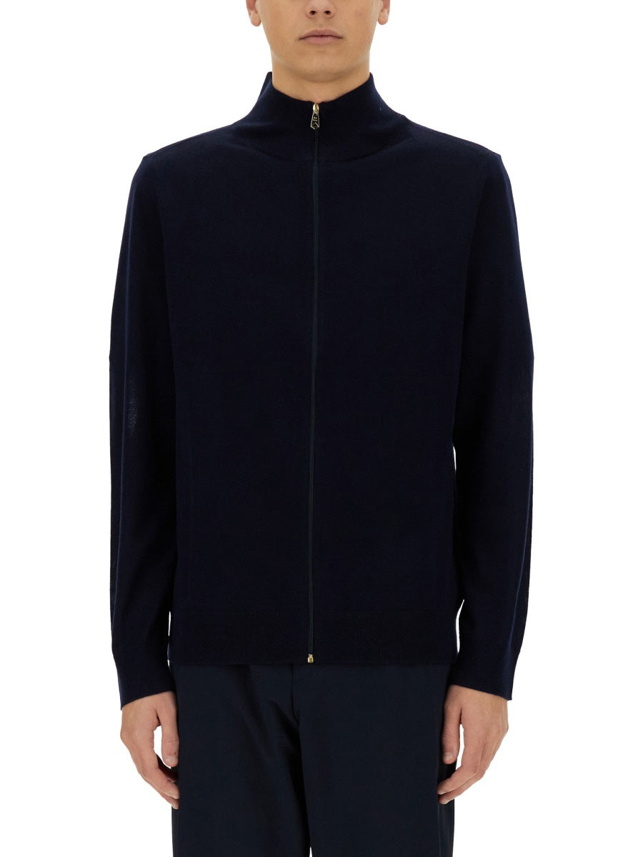 PAUL SMITH Men's Zip Thru Cardigan - FW25 Collection
