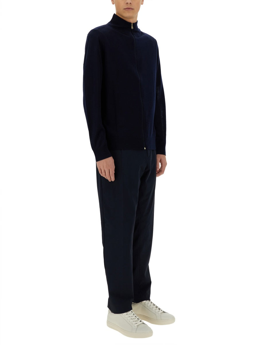 PAUL SMITH Men's Zip Thru Cardigan - FW25 Collection