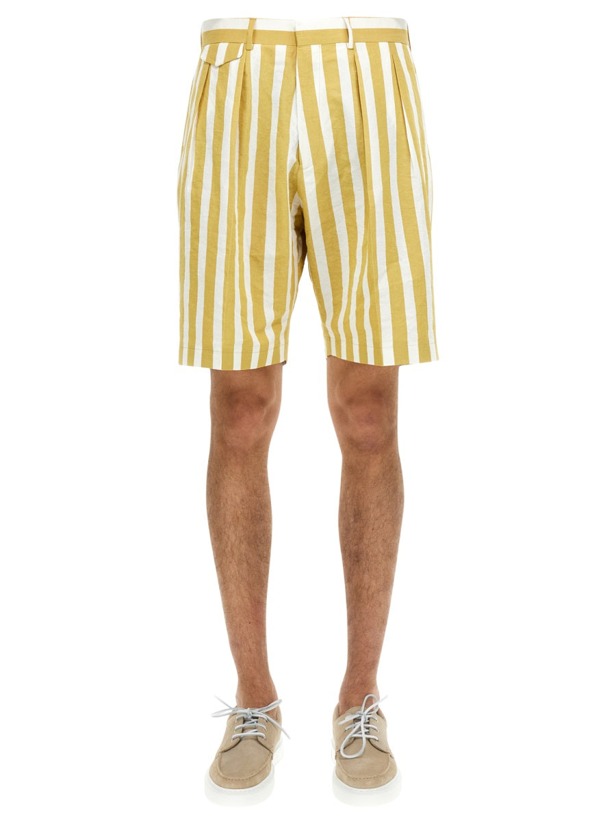 PAUL SMITH Deckchair Stripe Mini Bermuda Shorts