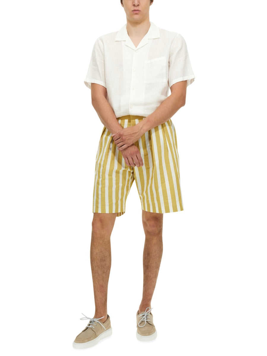 PAUL SMITH Deckchair Stripe Mini Bermuda Shorts