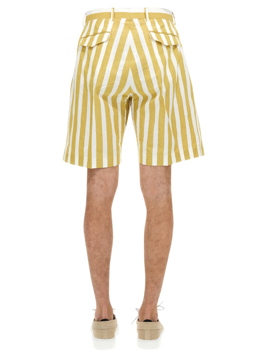 PAUL SMITH Deckchair Stripe Mini Bermuda Shorts