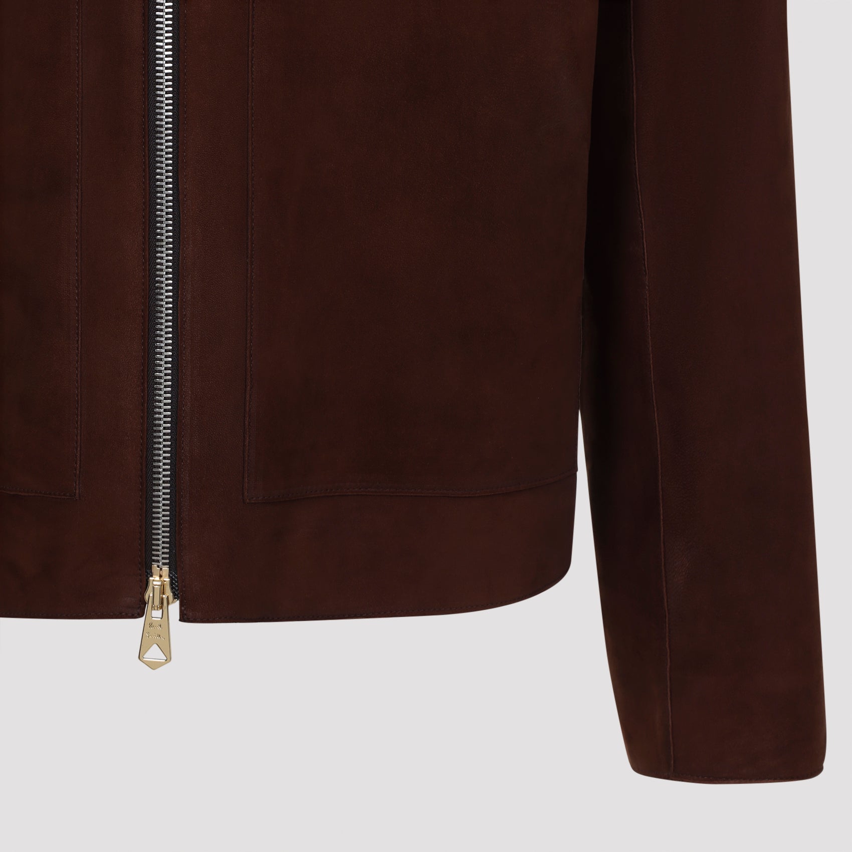 PAUL SMITH Regular Fit Leather Jacket