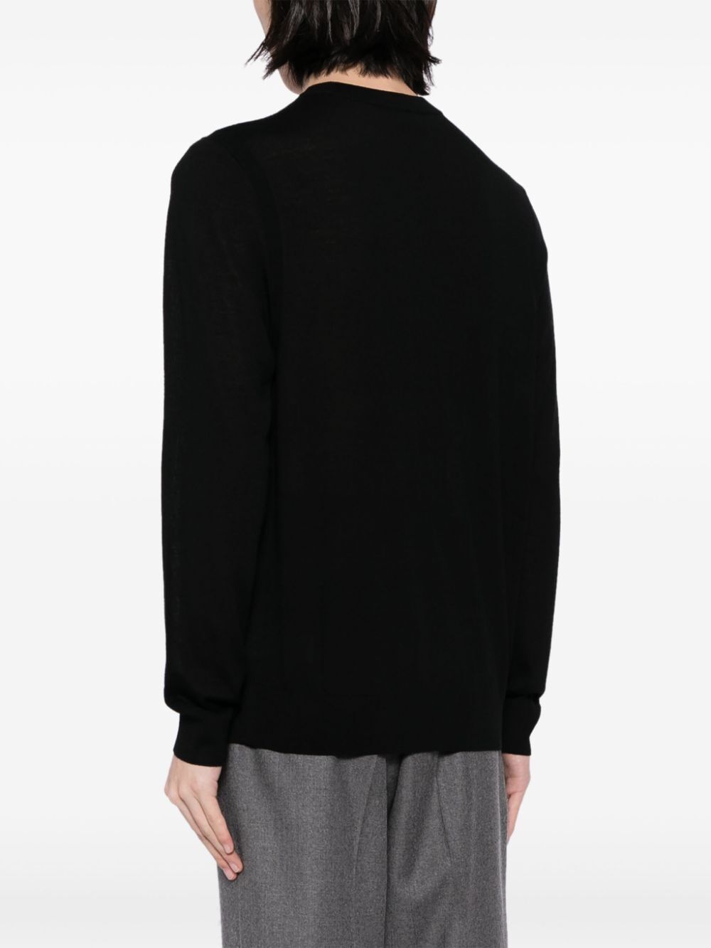PAUL SMITH Men's Wool Crew Neck Sweater - Fall 2025 Edition