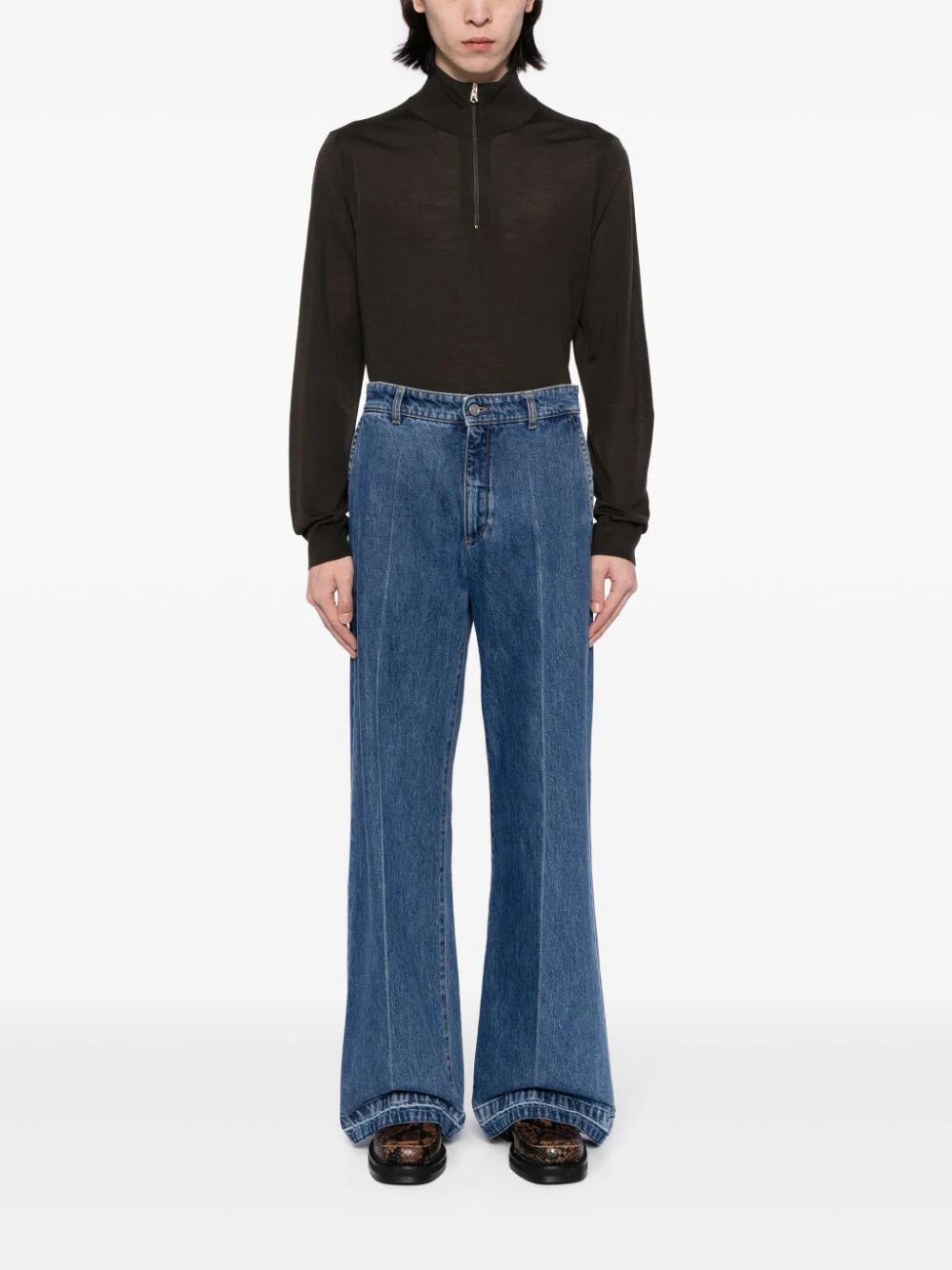 PAUL SMITH Men's Zip Neck Sweater