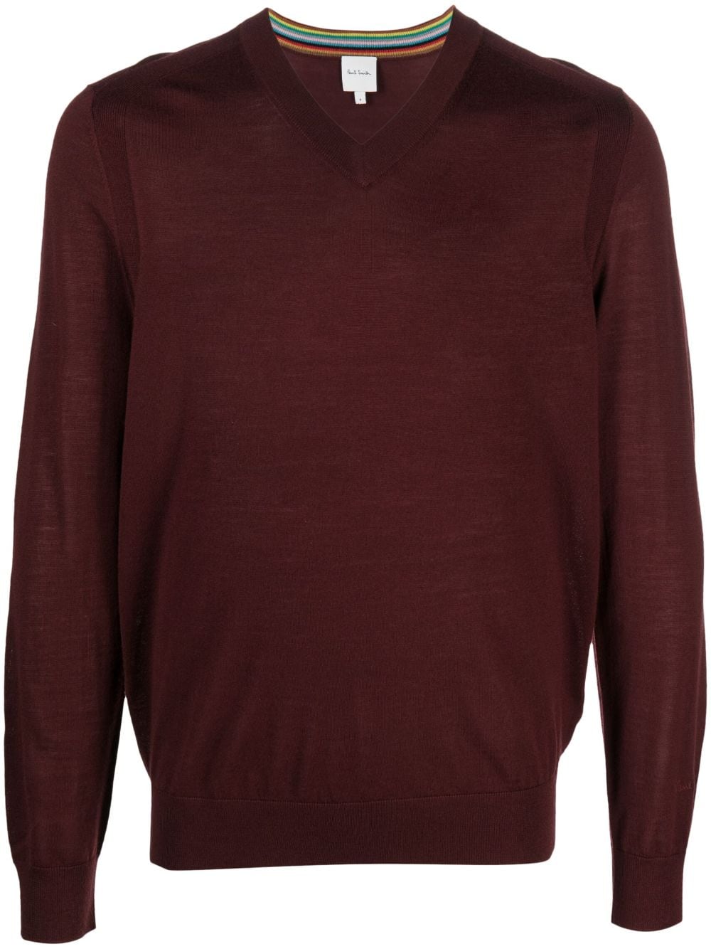 PAUL SMITH Men's V-Neck Merino Wool Sweater