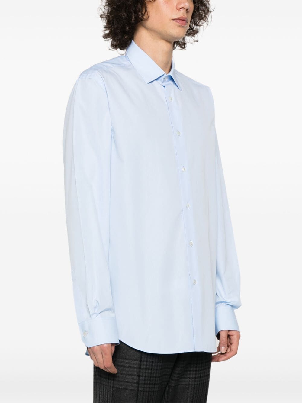 PAUL SMITH Tailored Fit Mini Check Shirt for Men