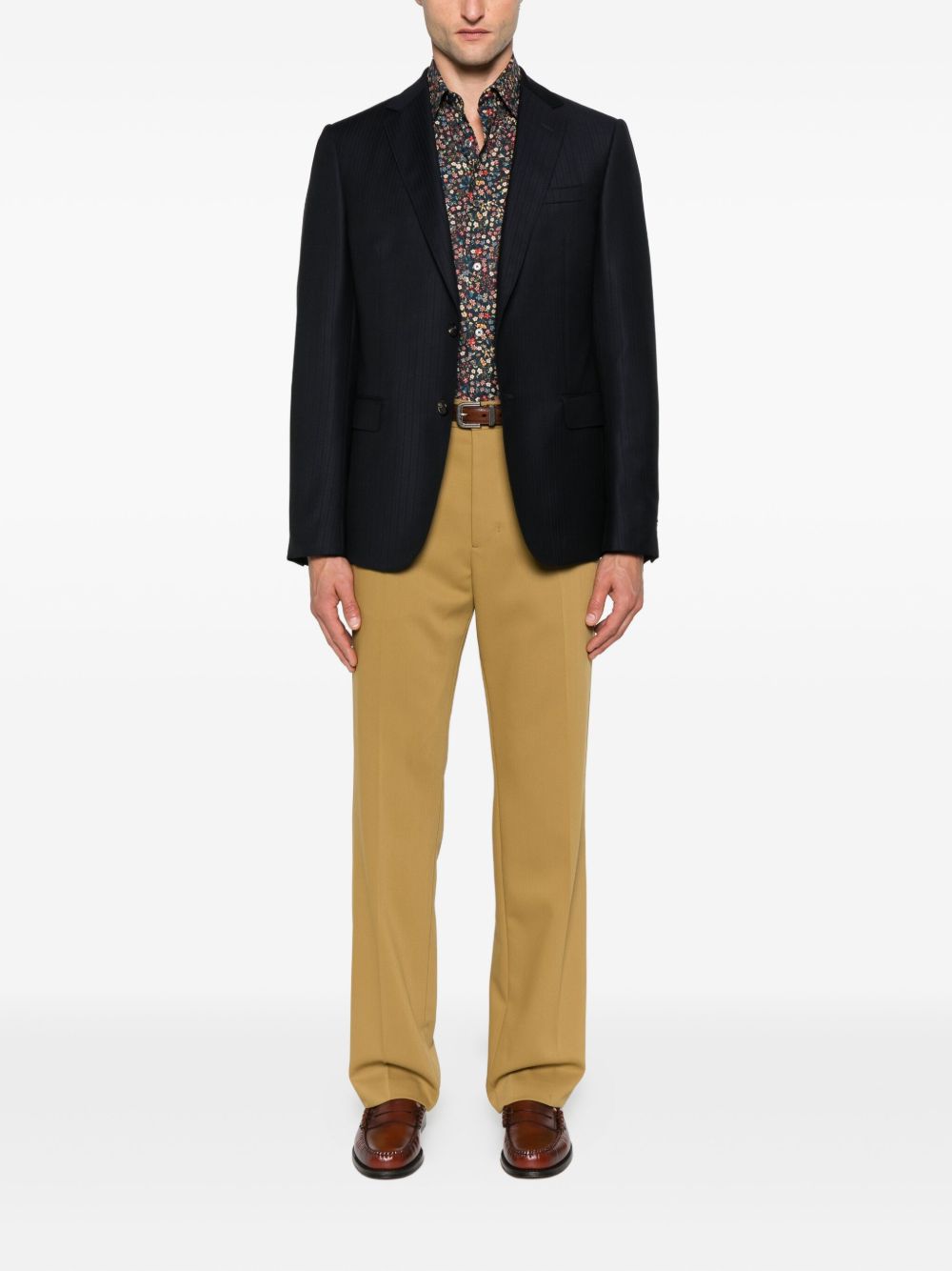 PAUL SMITH Floral Patterned Long Sleeve Button-Up Shirt for Men