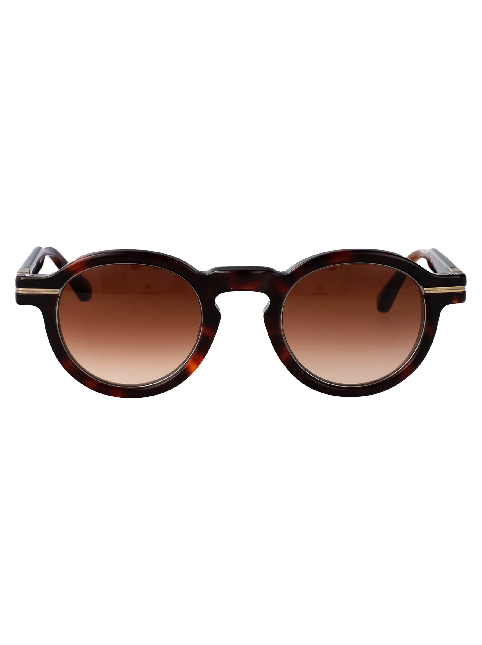MATSUDA Antique Gold Acetate & Metal Unisex Sunglasses
