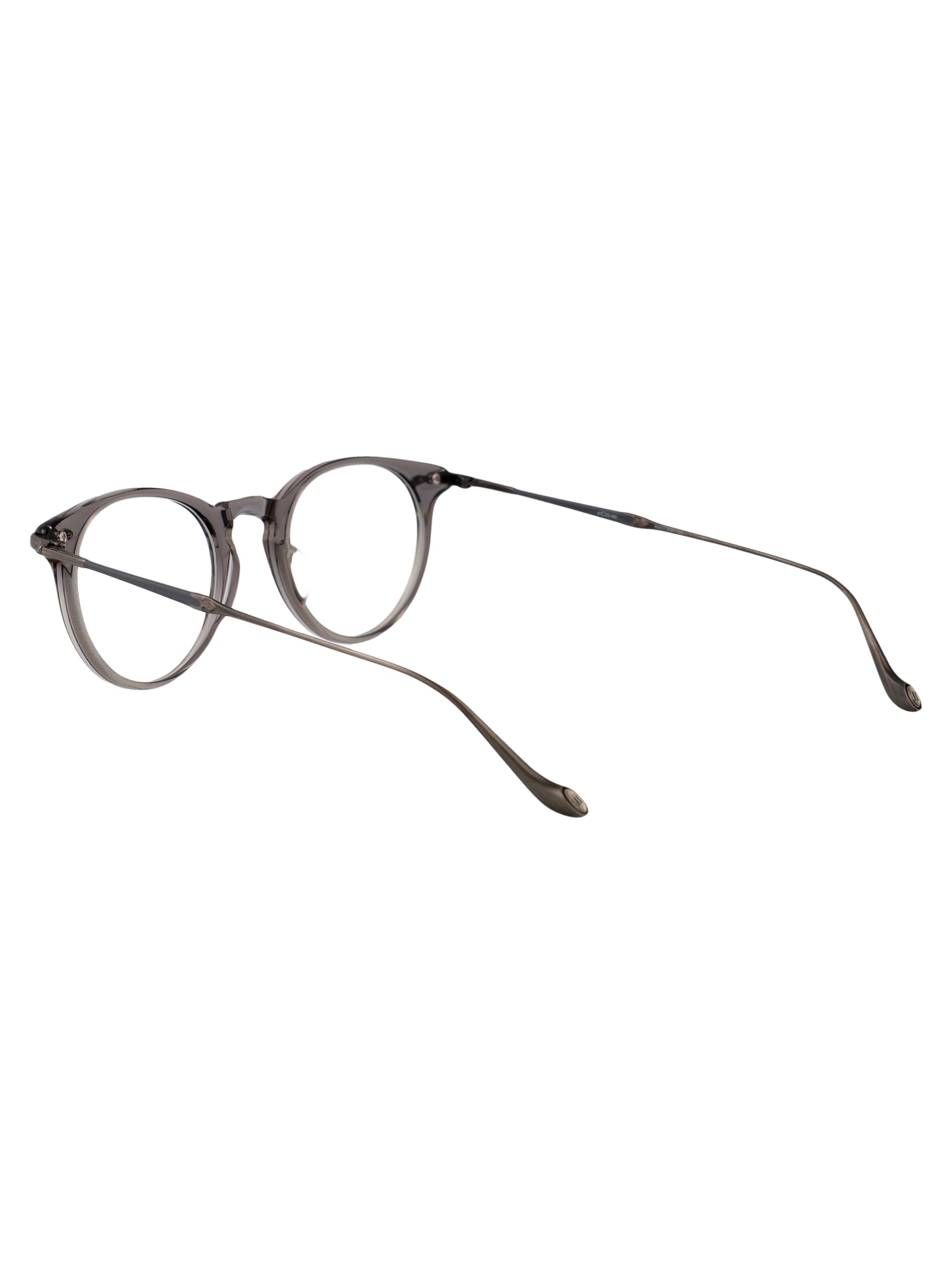 MATSUDA Fashionable Antique Silver Acetate and Metal Glasses for Everyone