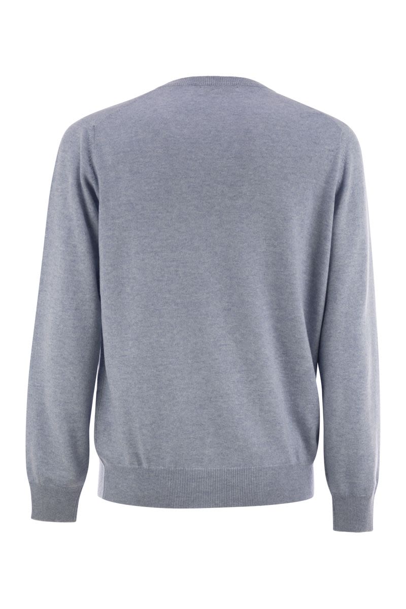 BRUNELLO CUCINELLI Cashmere Crew Neck Sweater for Men
