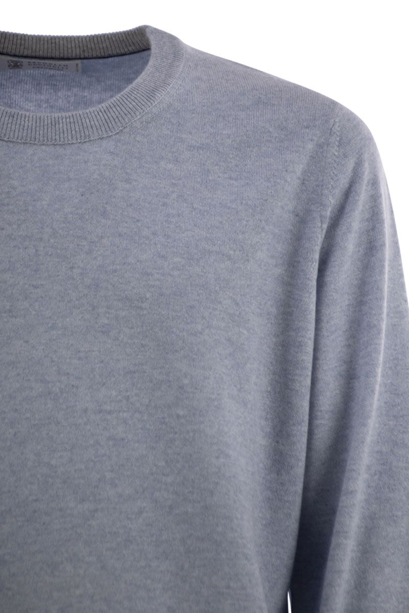 BRUNELLO CUCINELLI Cashmere Crew Neck Sweater for Men