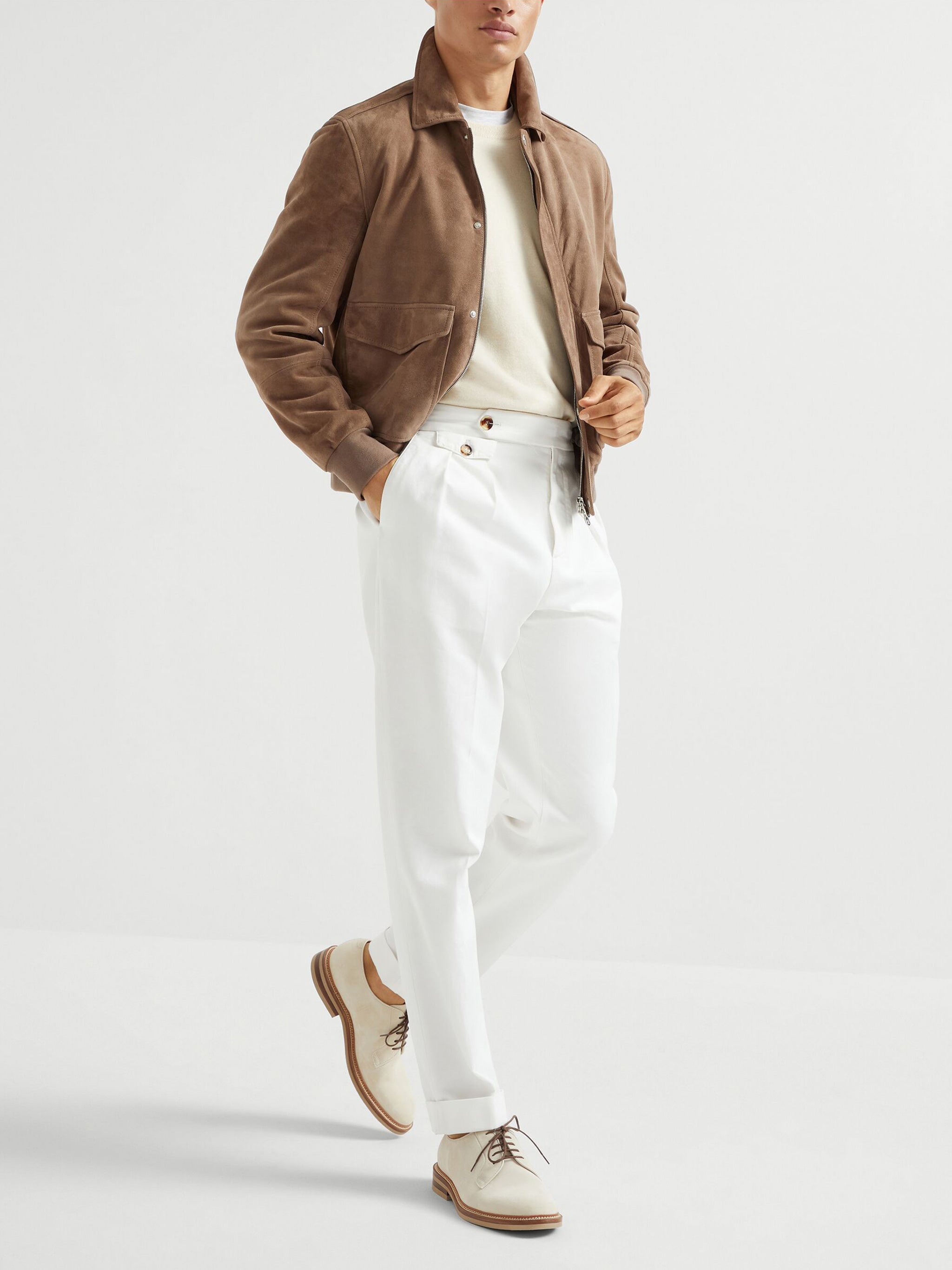 BRUNELLO CUCINELLI Timeless Cashmere Sweater for Men