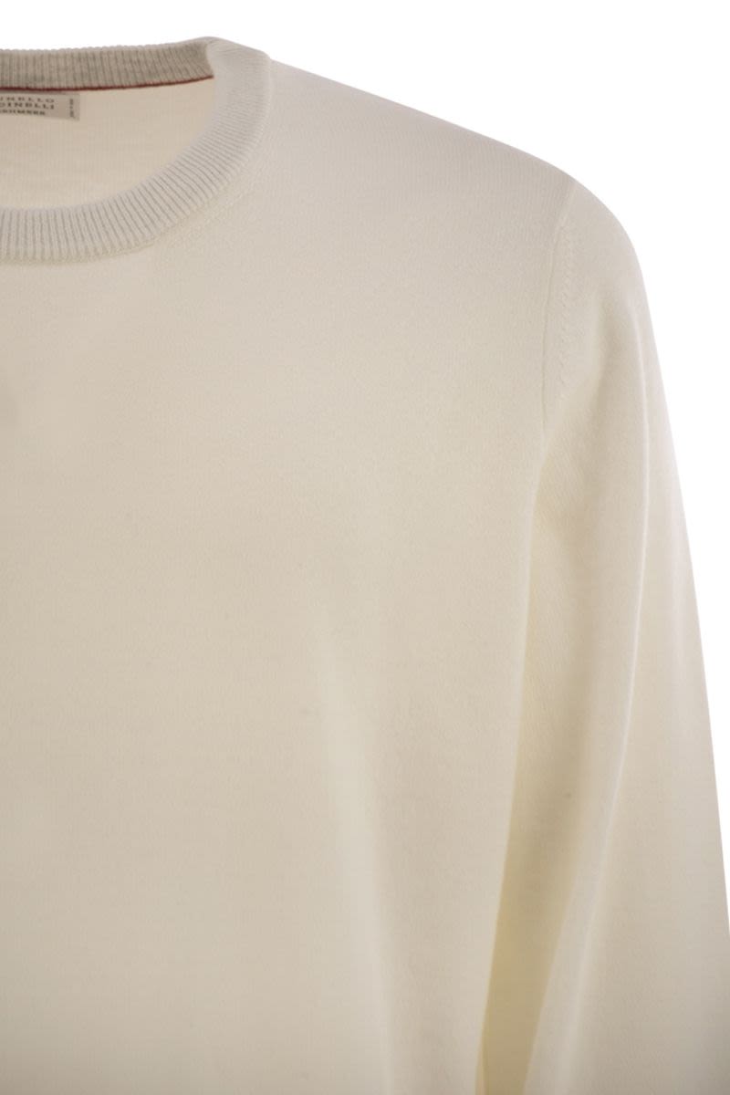 BRUNELLO CUCINELLI Pure Cashmere Crew-Neck Sweater - Men’s Size