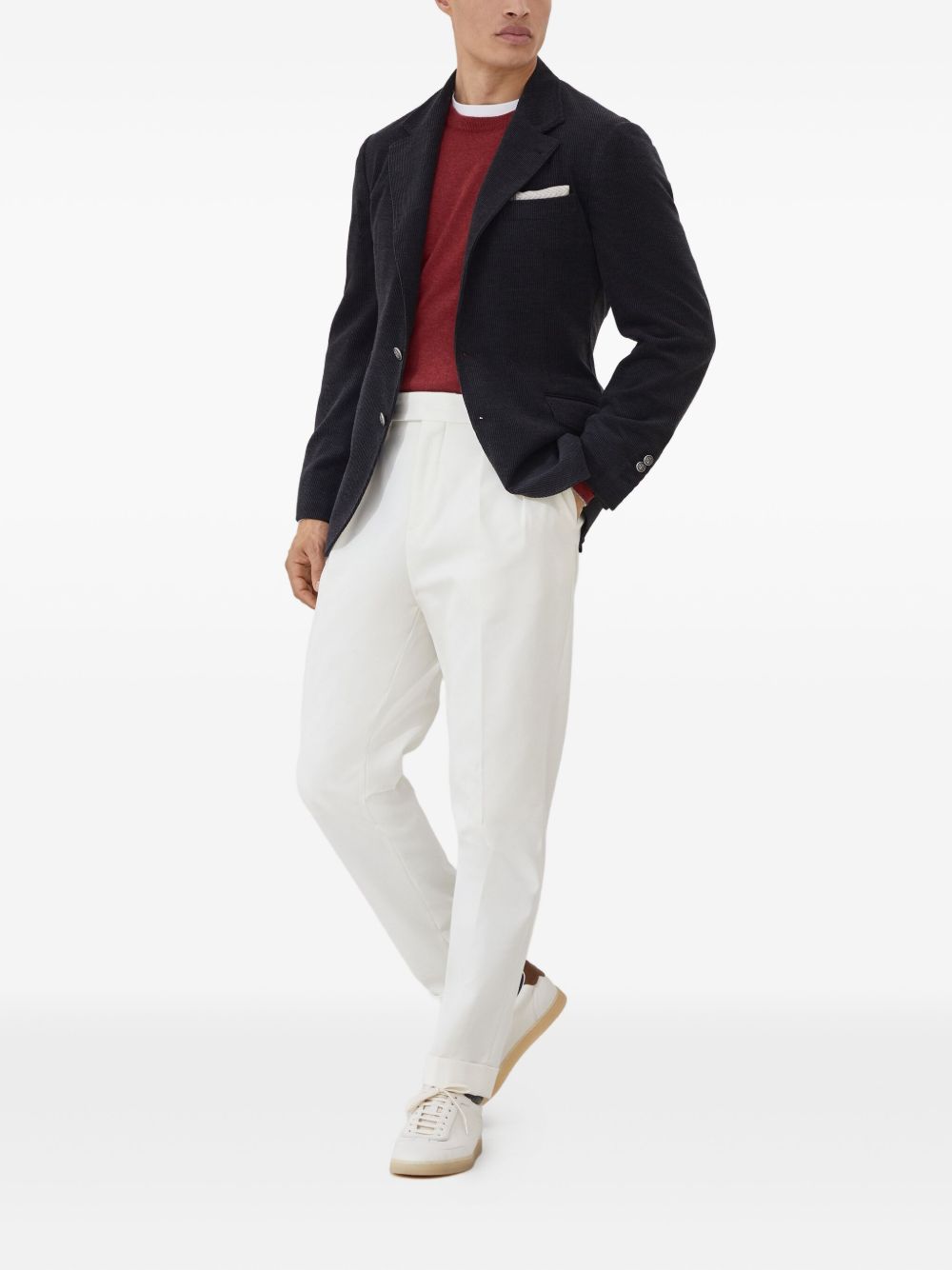 BRUNELLO CUCINELLI Cashmere Crewneck Sweater for Men - FW25 Style