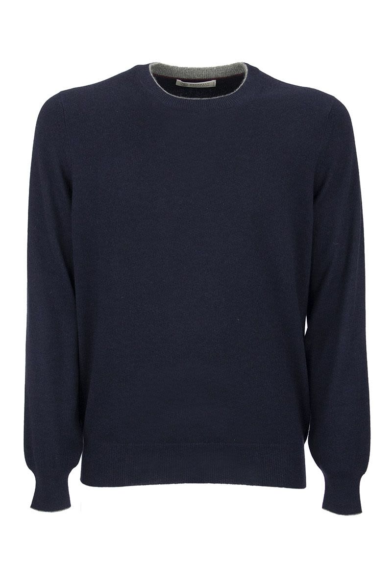 BRUNELLO CUCINELLI Cashmere Sweater Crewneck Knitwear - Regular Fit
