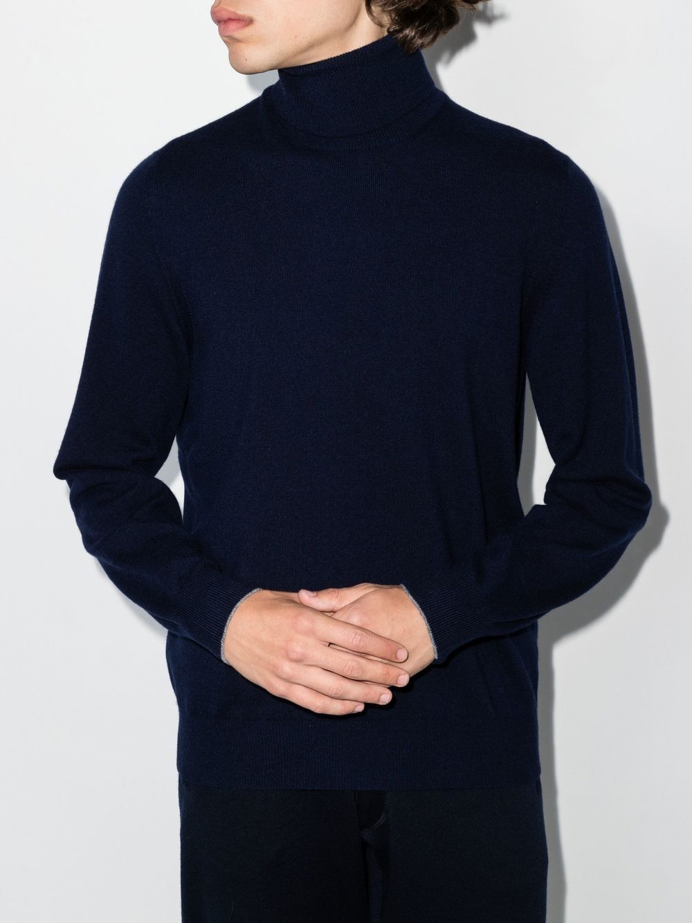 BRUNELLO CUCINELLI Luxury Cashmere Turtleneck Sweater for Men