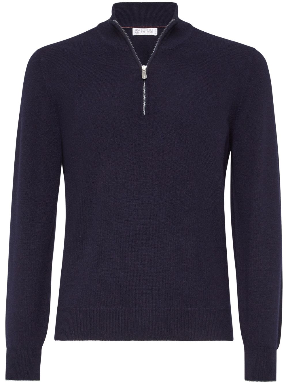BRUNELLO CUCINELLI Men's Cashmere Half Zip Sweater