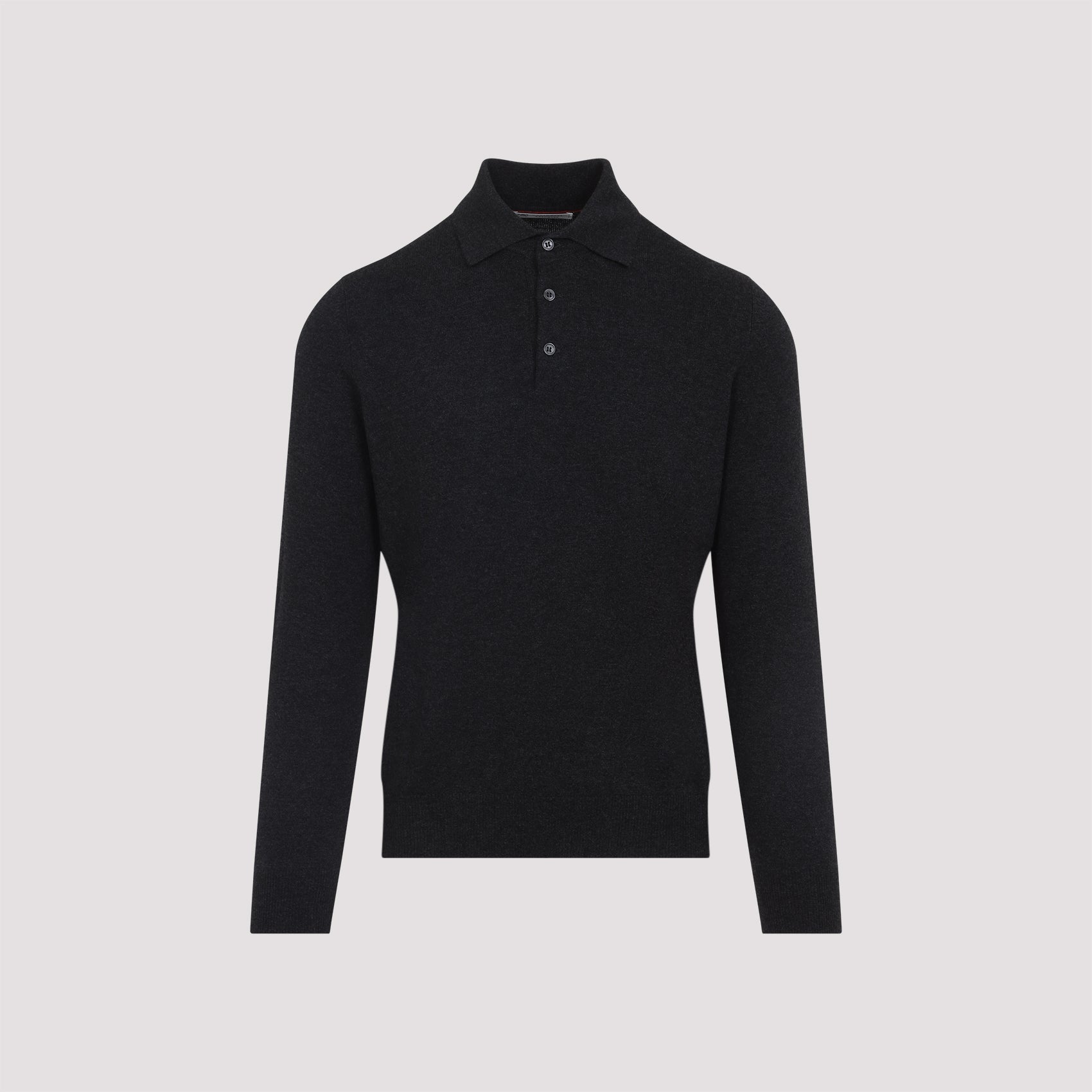 BRUNELLO CUCINELLI Cashmere Long Sleeve Polo