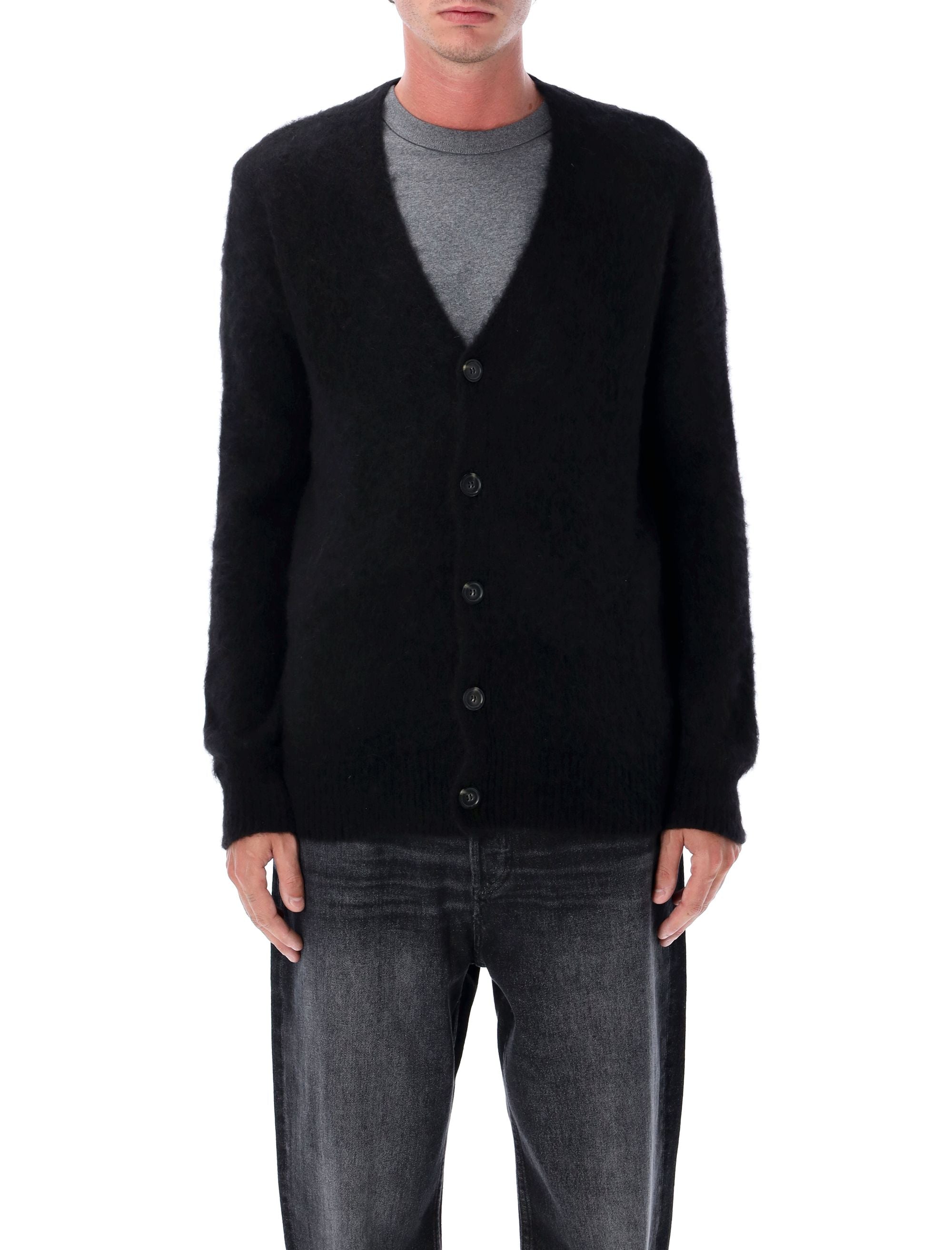 A.P.C. Men's V-Neck Button Cardigan in Size M