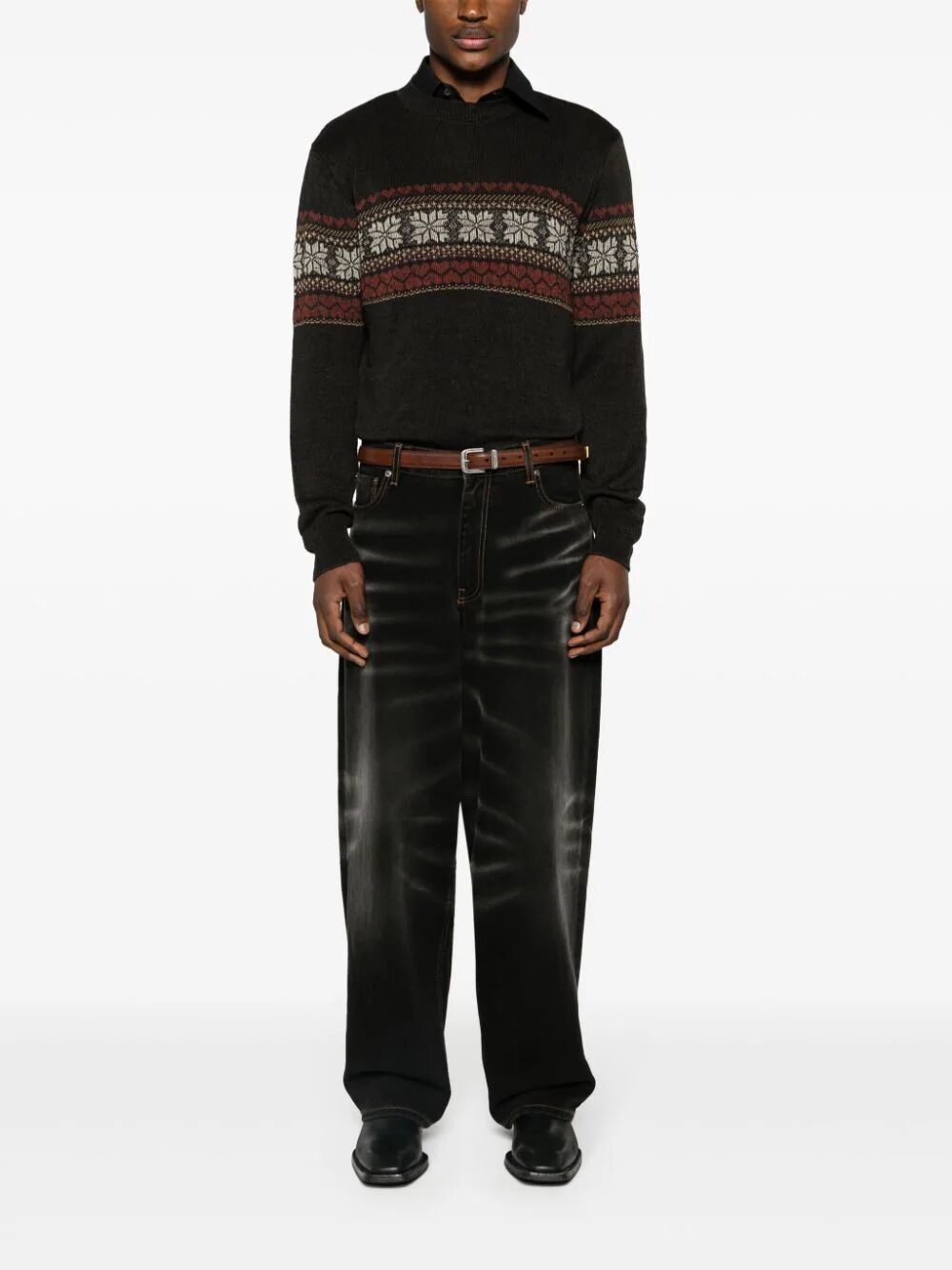 OUR LEGACY Roundneck Hemp Sweater for Men - SS24