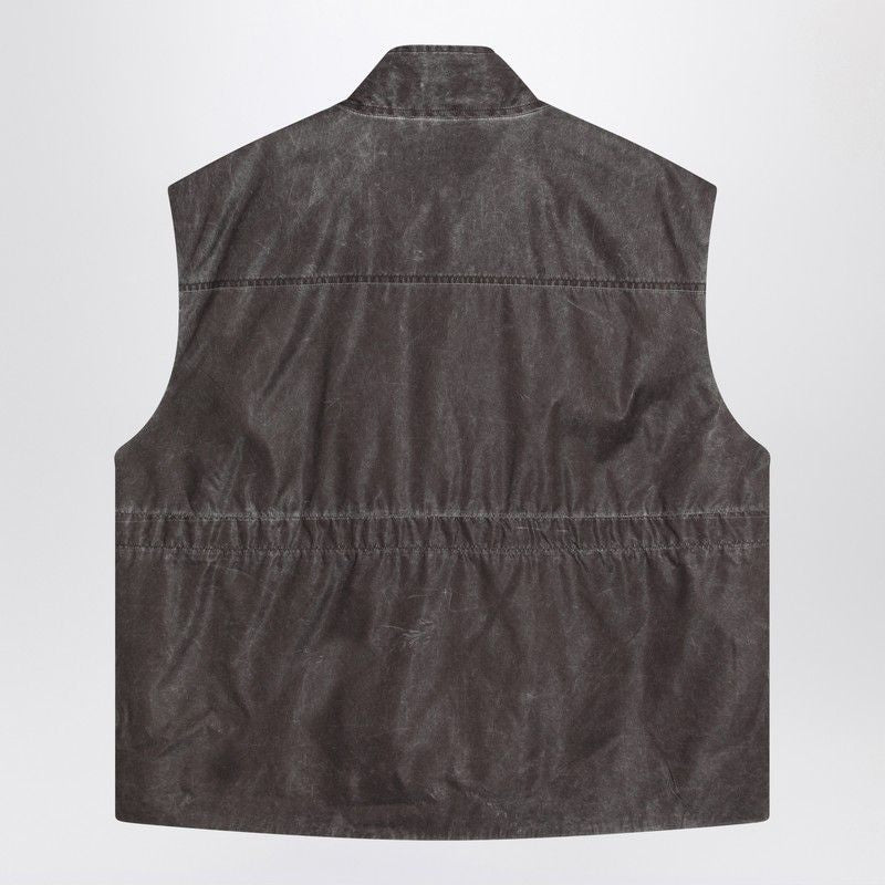OUR LEGACY Vintage Effect Nylon Gilet for Men - SS25