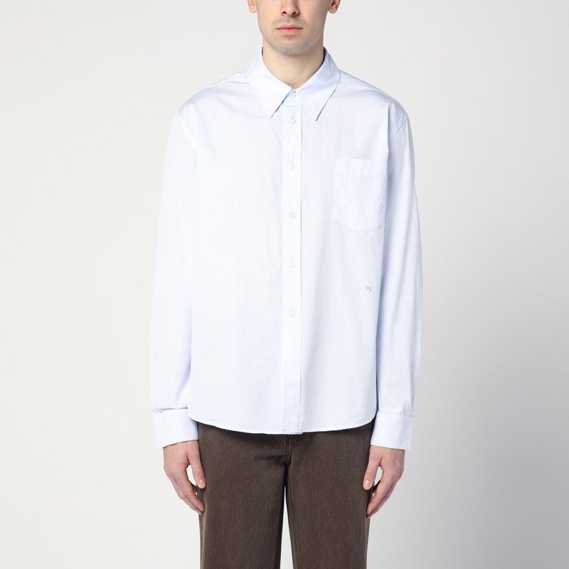 OUR LEGACY Classic Cotton Shirt with Curved Hem for Men