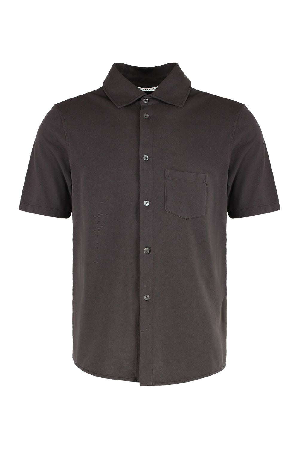OUR LEGACY Cotton Short Sleeve Shirt with Front Pocket