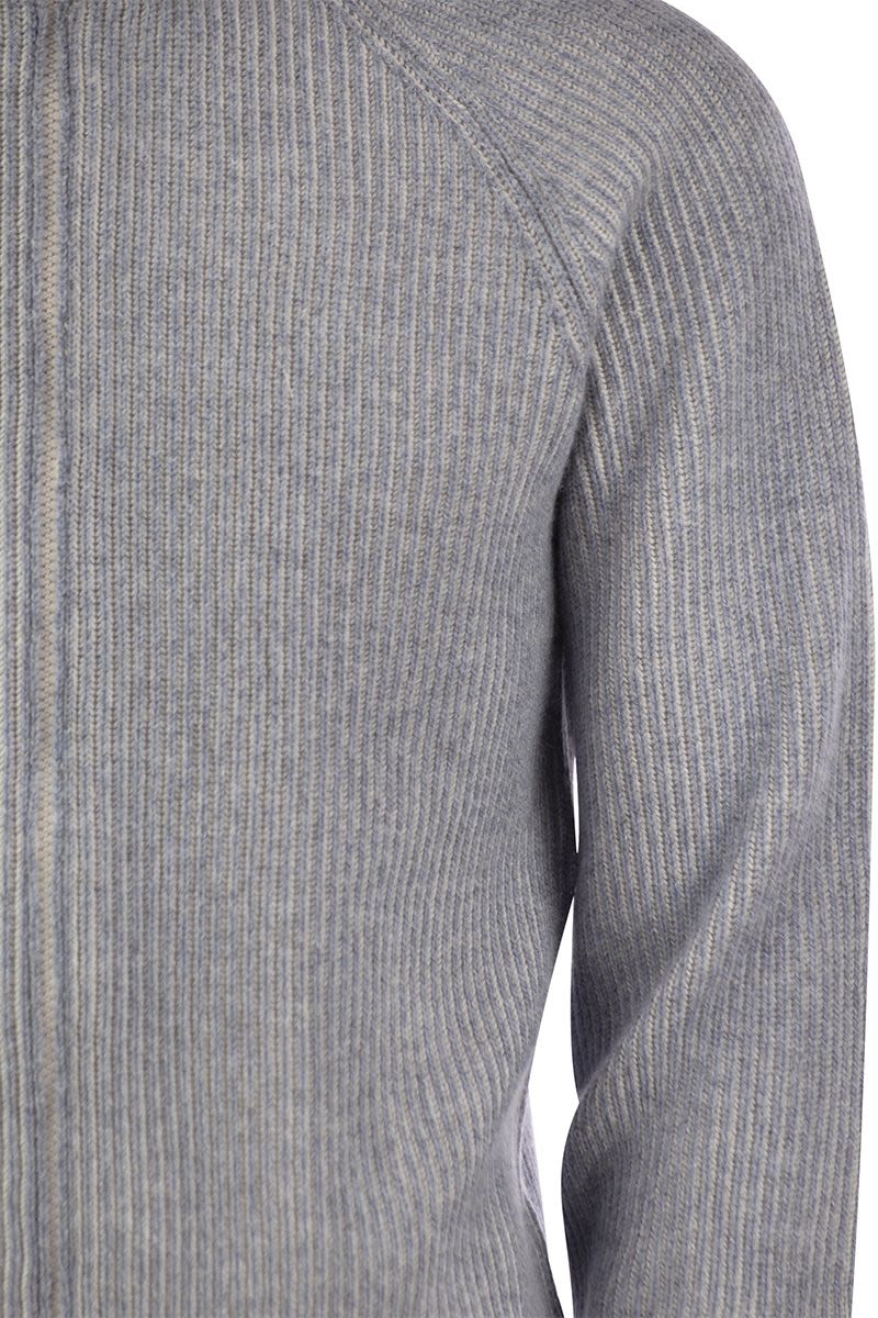 BRUNELLO CUCINELLI High-Neck Cashmere Cardigan